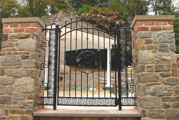 Iron Garden Gates in Wayne, PA Enhance the Looks of Flower Beds